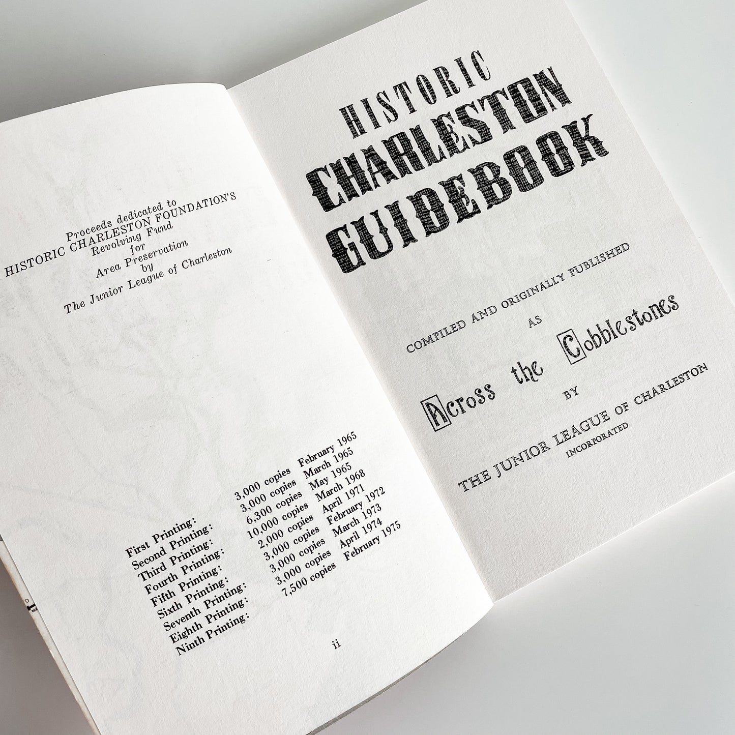 Travel Books - Historic Charleston Guidebook (1975)