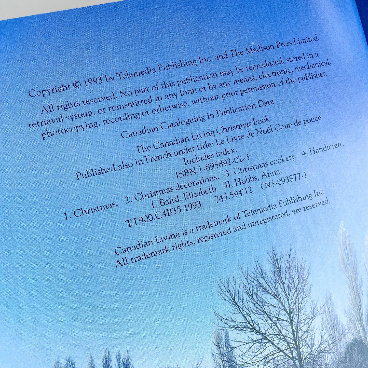 The Canadian Living Christmas Book (1993)