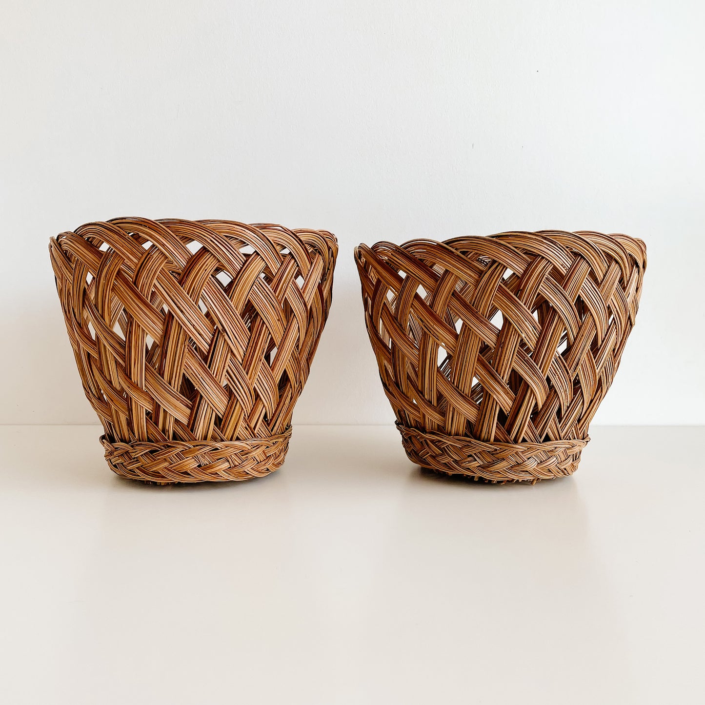 8" Woven Baskets for Plants or Office Wastepaper