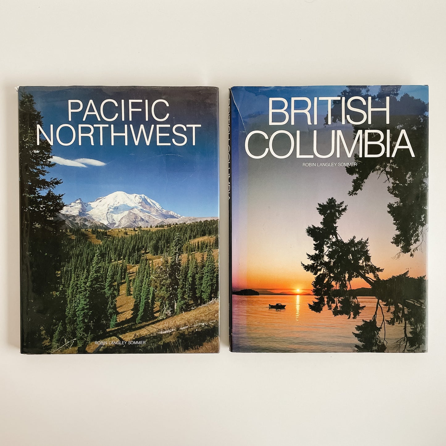 Pacific Northwest & British Columbia Hardcover Travel Books (Set of 2)