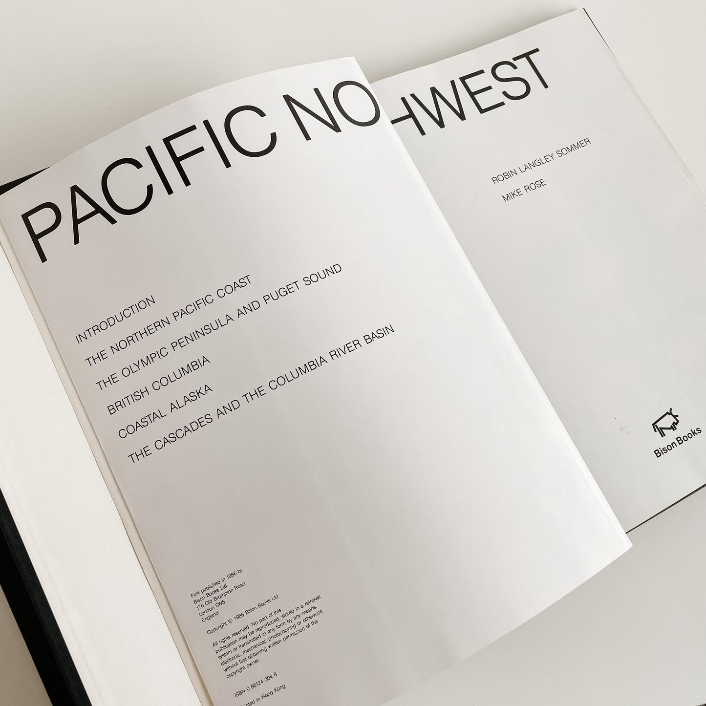 Pacific Northwest & British Columbia Hardcover Travel Books (Set of 2)