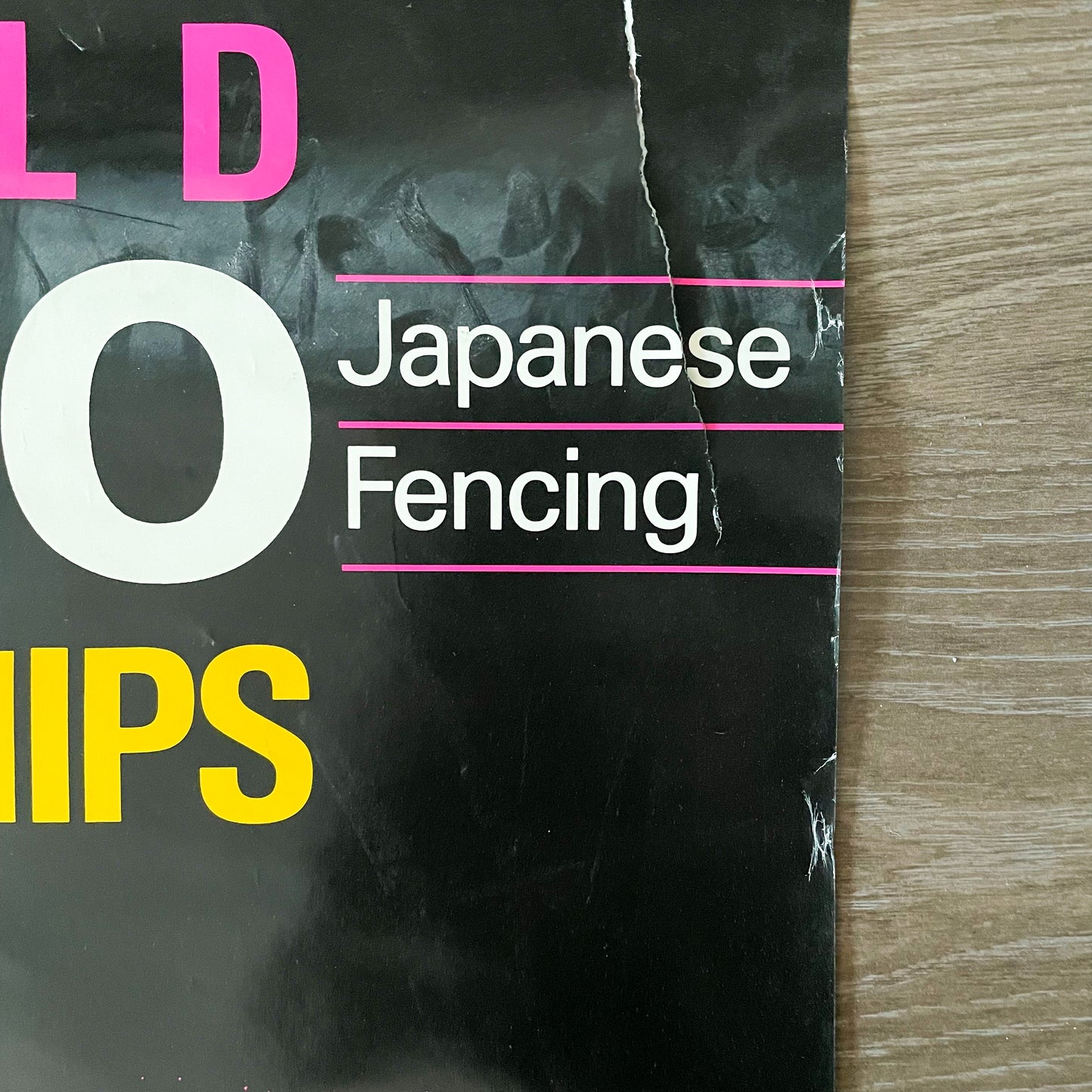 Vintage Poster - 8th World Kendo Championships Toronto 1991 Promo Poster