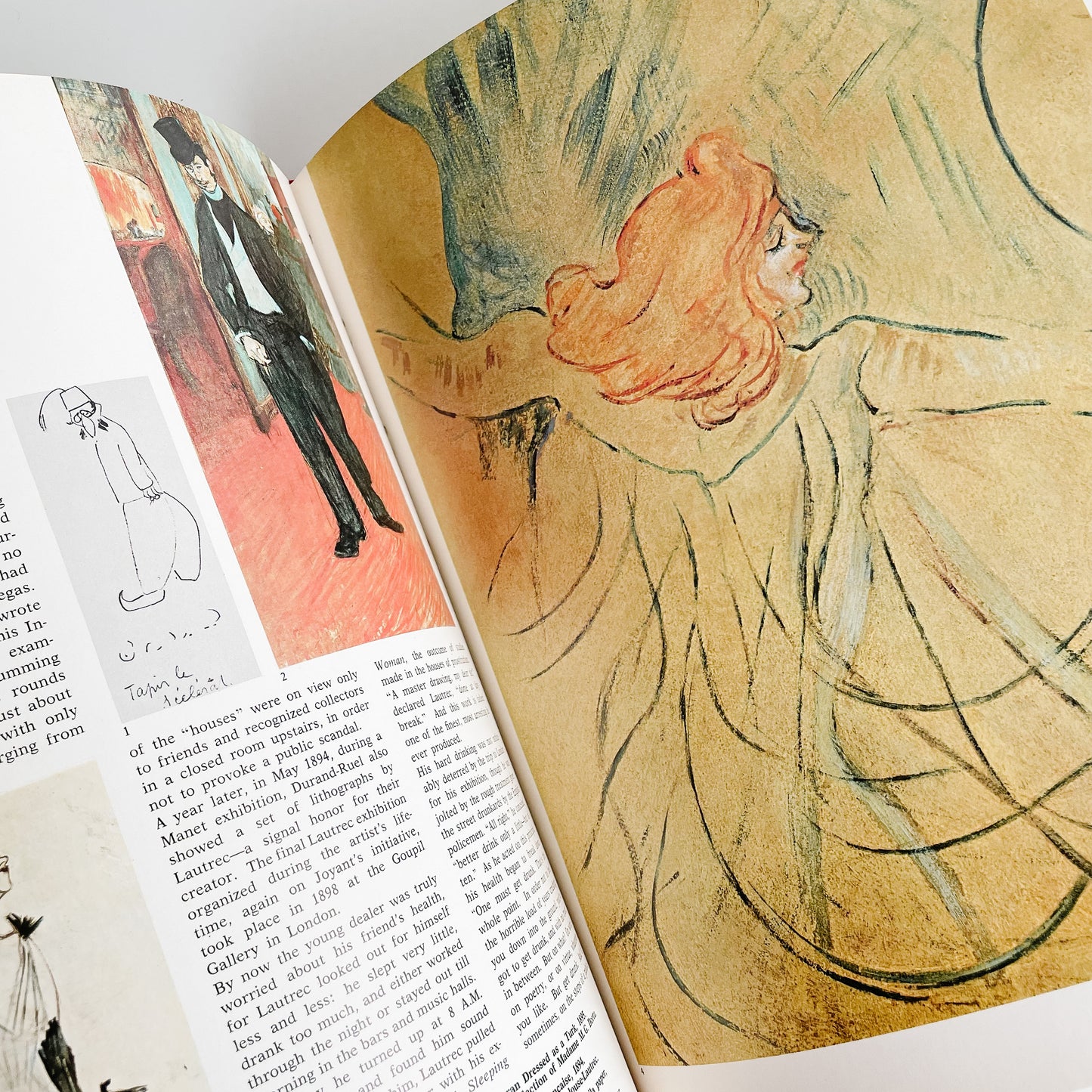 Toulouse-Lautrec Hardcover Art Book (Huisman & Dortu, 1982)