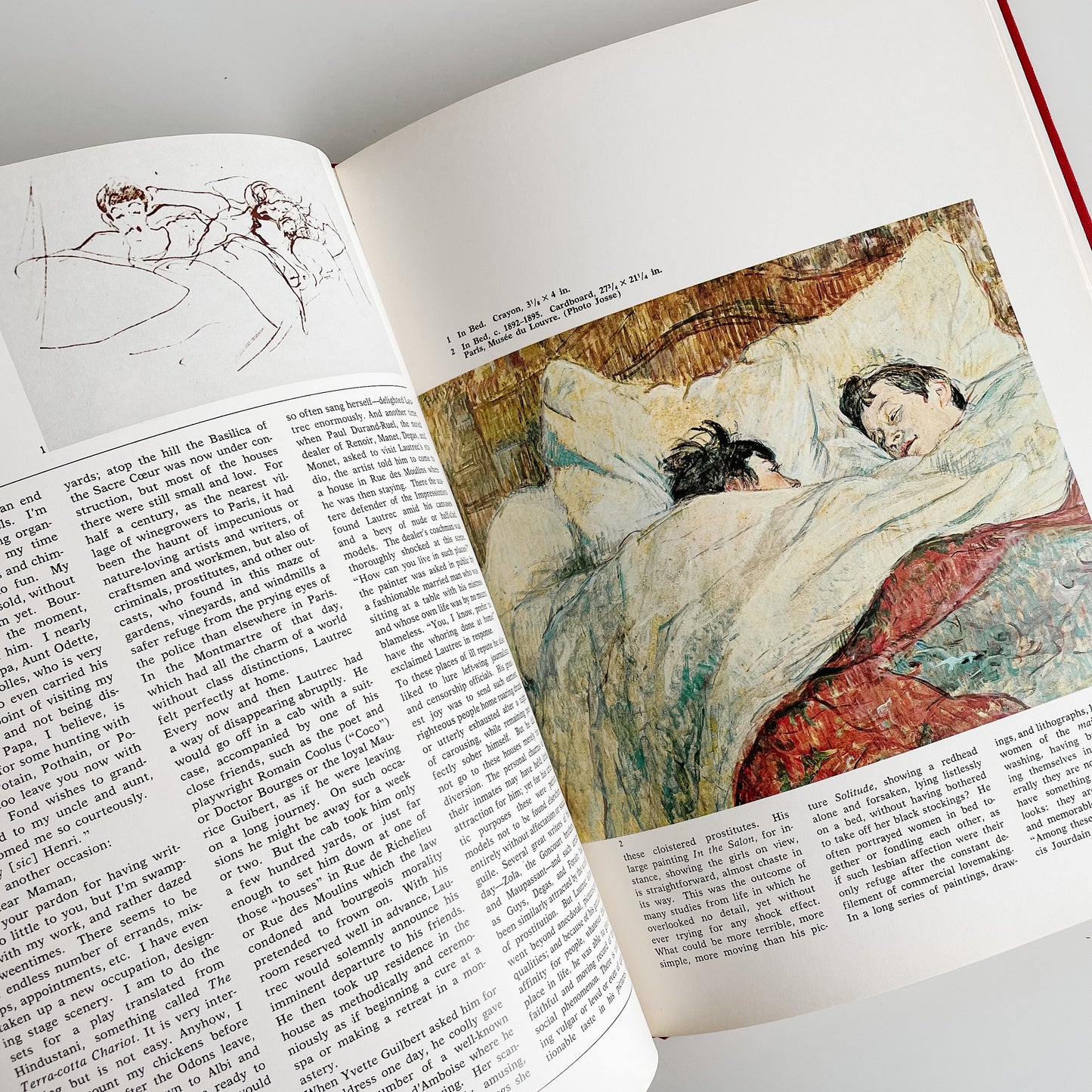 Toulouse-Lautrec Hardcover Art Book (Huisman & Dortu, 1982)