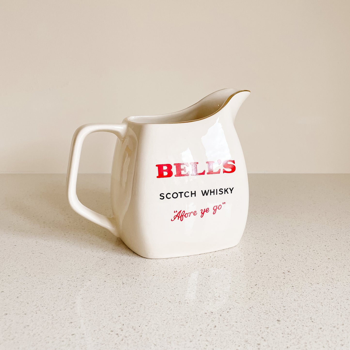 Bell’s Scotch Whisky Ceramic Pitcher