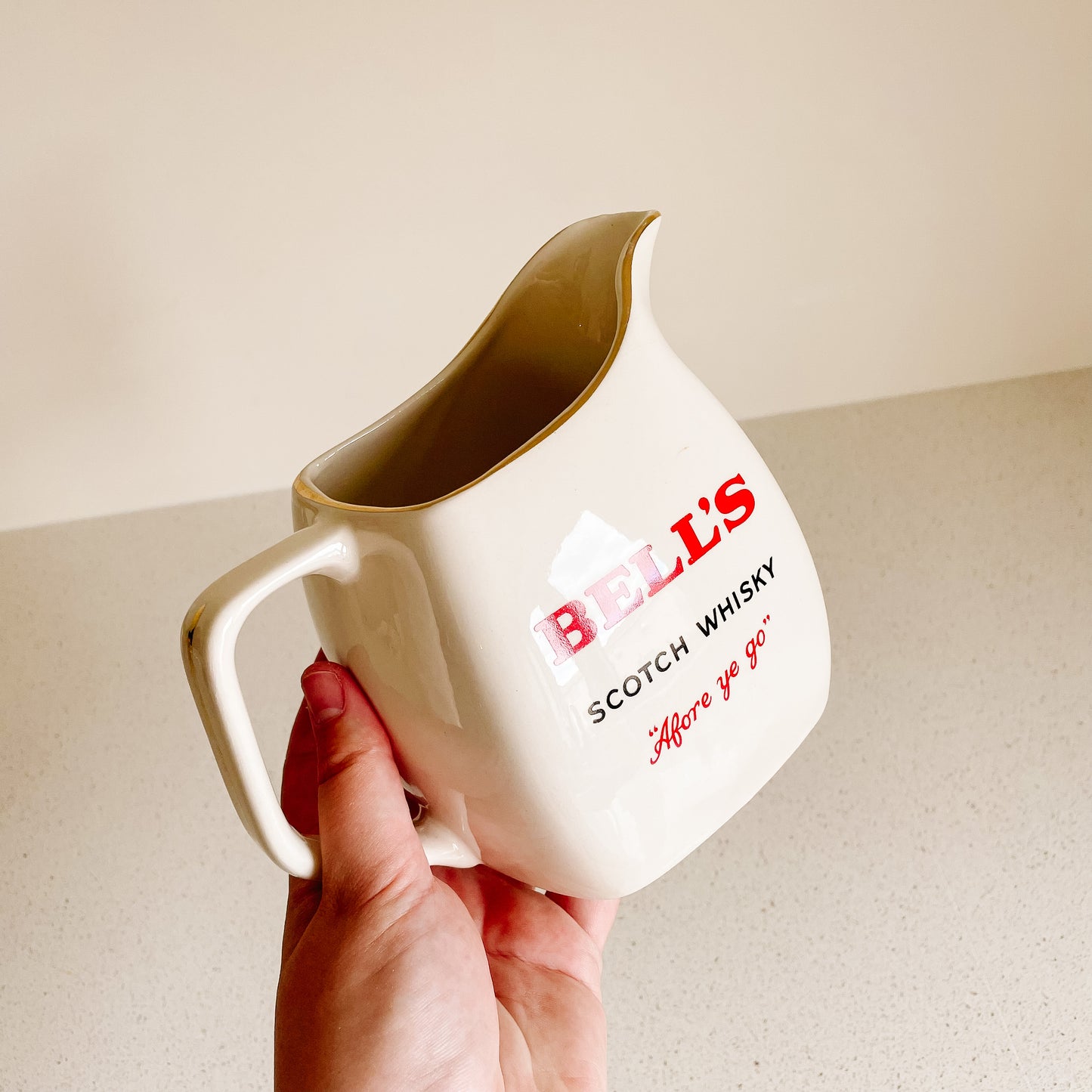 Bell’s Scotch Whisky Ceramic Pitcher