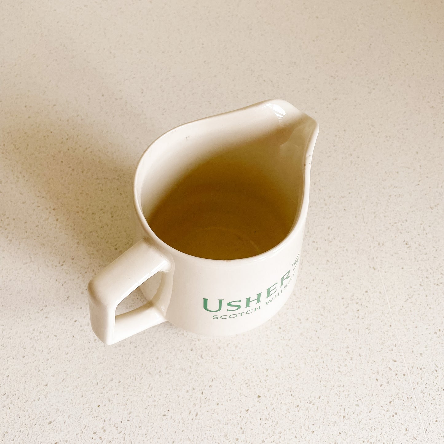 Vintage Usher’s Scotch Whisky Ceramic Pitcher