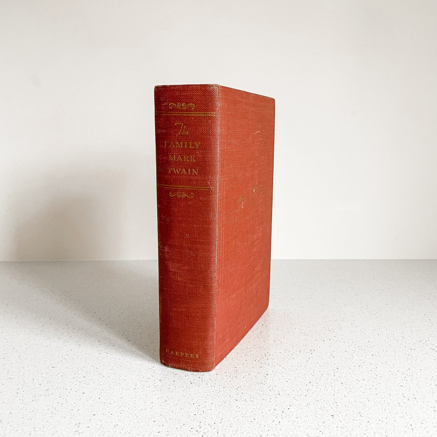The Family Mark Twain Cloth-Bound Hardcover Book (1935)