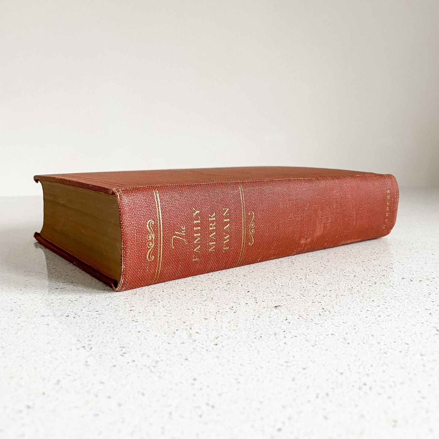 The Family Mark Twain Cloth-Bound Hardcover Book (1935)