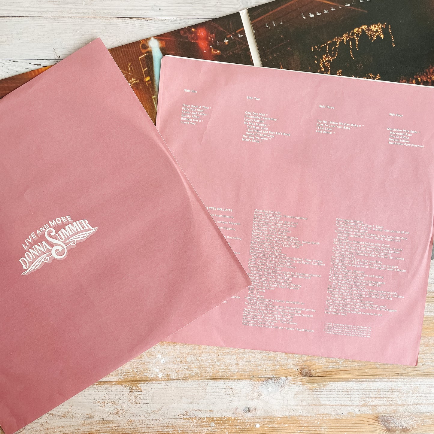 Vintage Record - Donna Summer, "Live and More" Double Album (1978)