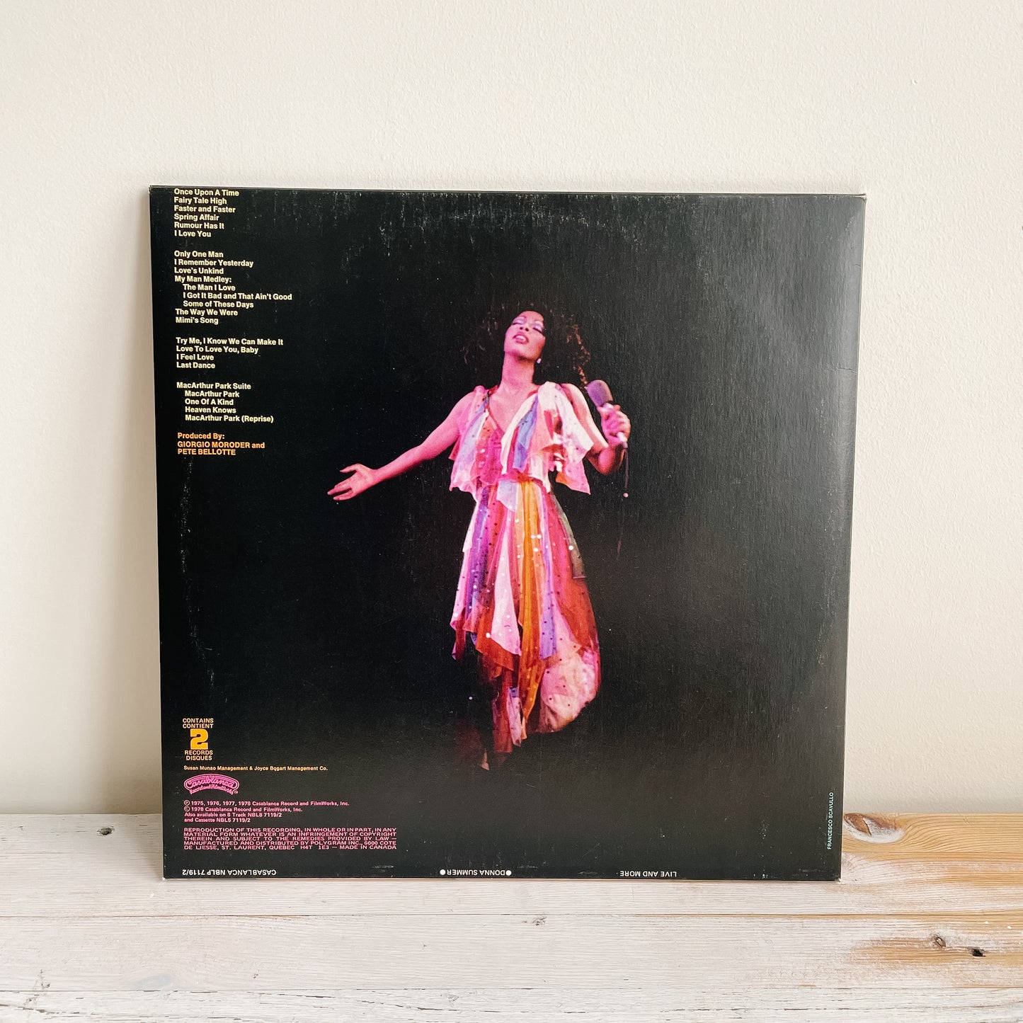 Vintage Record - Donna Summer, "Live and More" Double Album (1978)