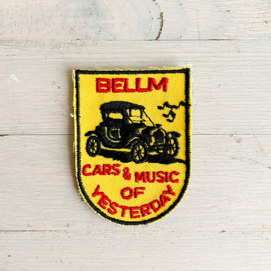 Vintage Embroidered Patch - Sarasota Classic Car Museum Visitor Patch