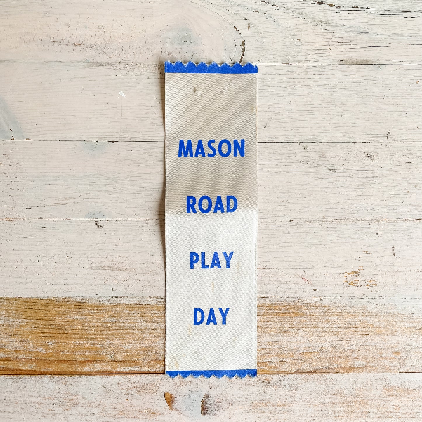Vintage Participant Ribbon - Scarborough Mason Road Play Day