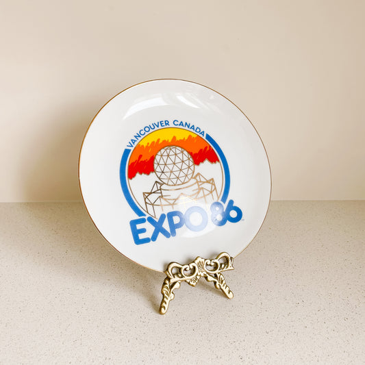 Vancouver Expo 86 Commemorative Plate