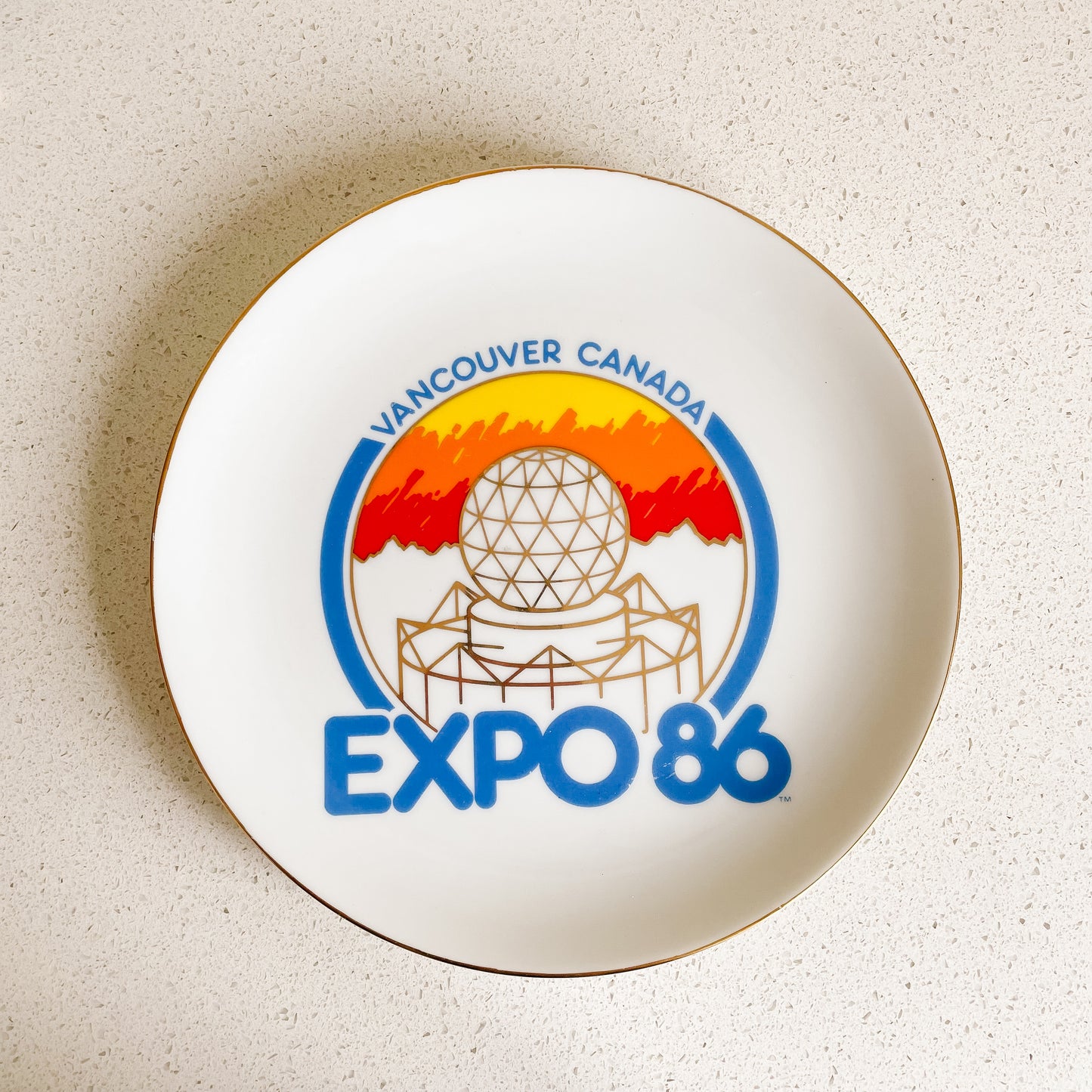 Vancouver Expo 86 Commemorative Plate