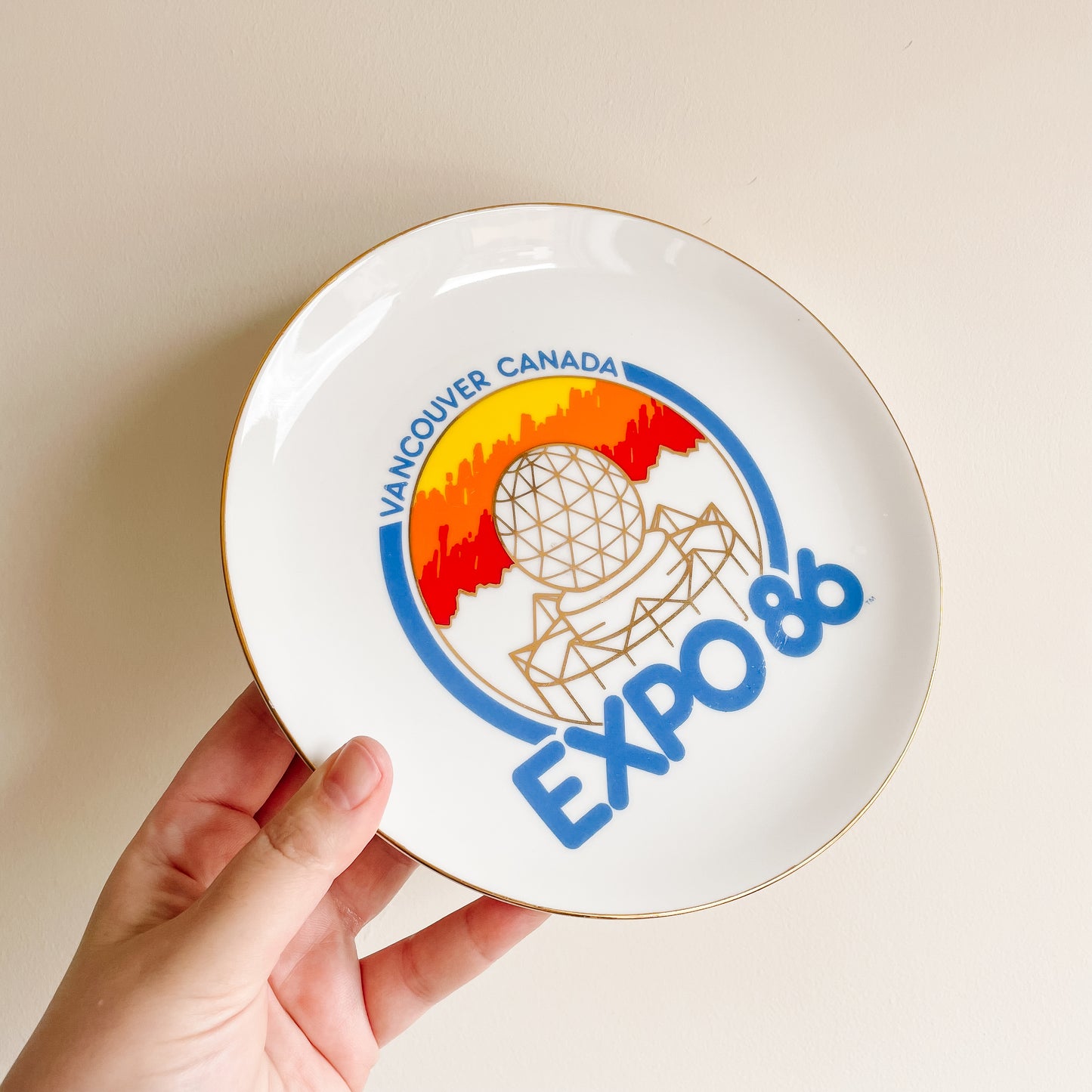 Vancouver Expo 86 Commemorative Plate