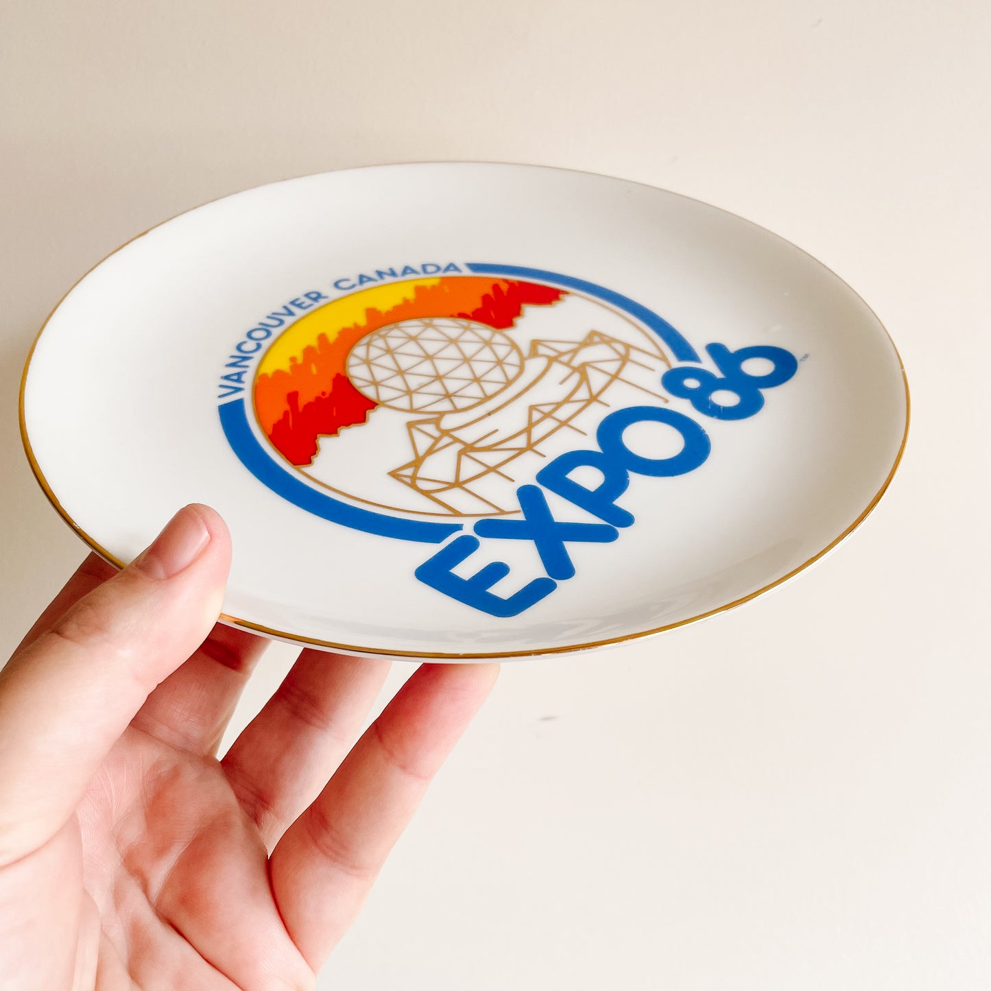 Vancouver Expo 86 Commemorative Plate