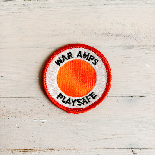 Vintage Patches - Embroidered War Amps Playsafe Patch
