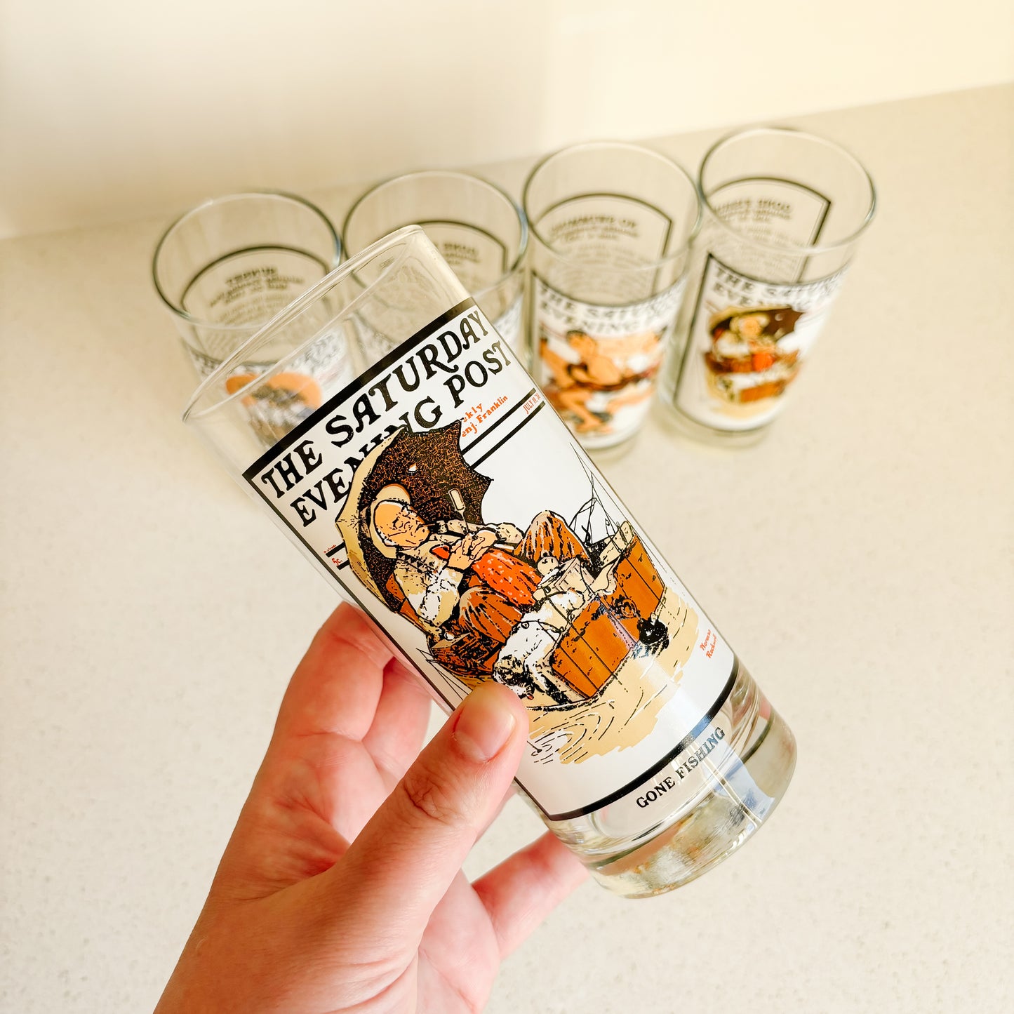 Saturday Evening Post Norman Rockwell Glassware (1987 Arby's Collection)