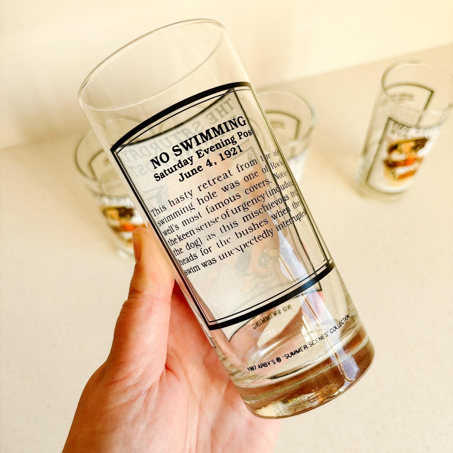 Saturday Evening Post Norman Rockwell Glassware (1987 Arby's Collection)