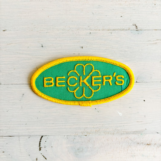 Vintage Patches - Becker's Convenience Oval Patch