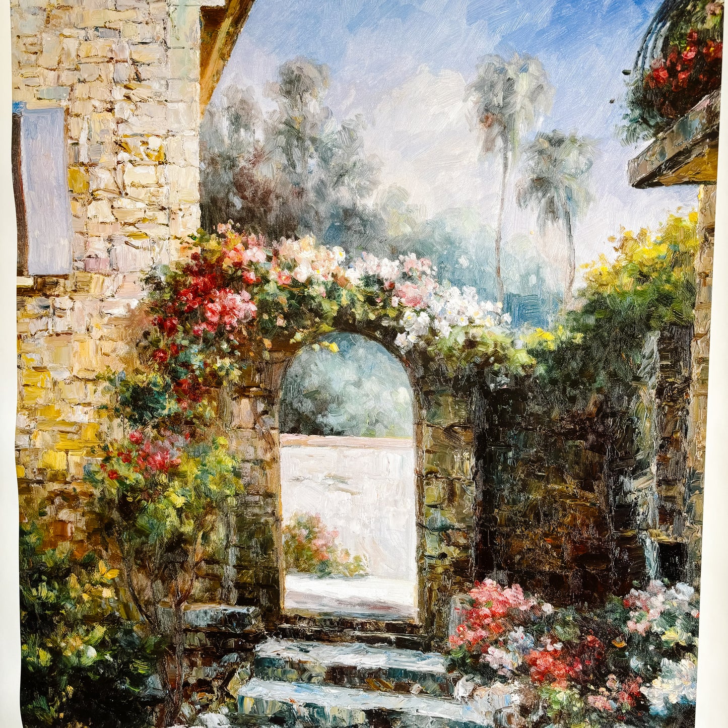 XL Art Print - Rosa Chavez - Stairs to a Dream (30" x 40")