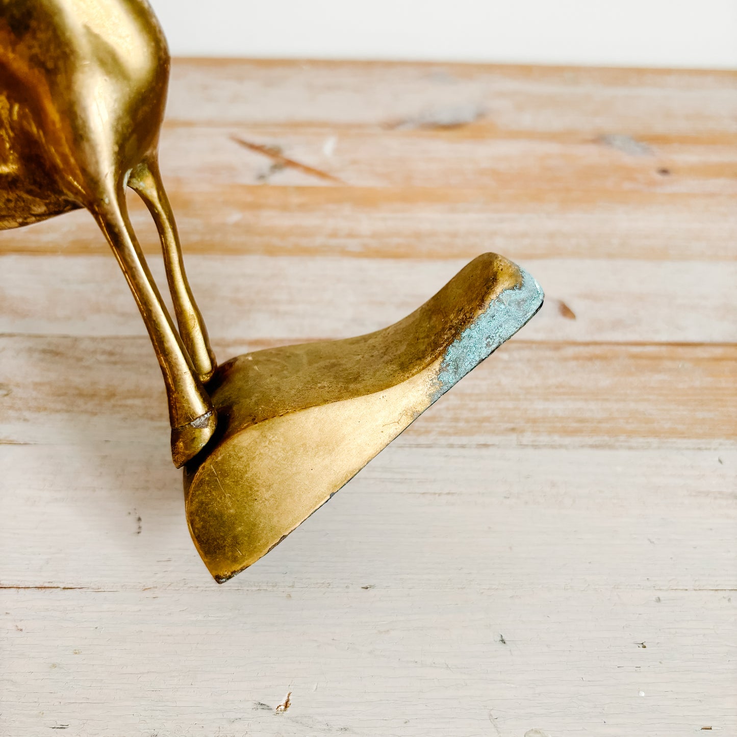 Vintage Leaping Brass Antelopes (set of 2)