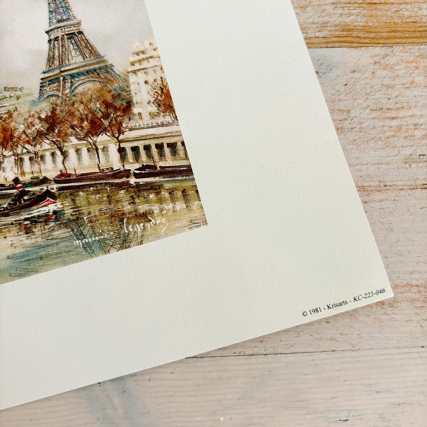 Art Print - Paris, Tour Eiffel et Sacré Coeur