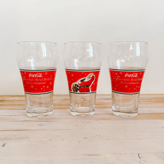 Coca-Cola Santa Claus Curved Glass