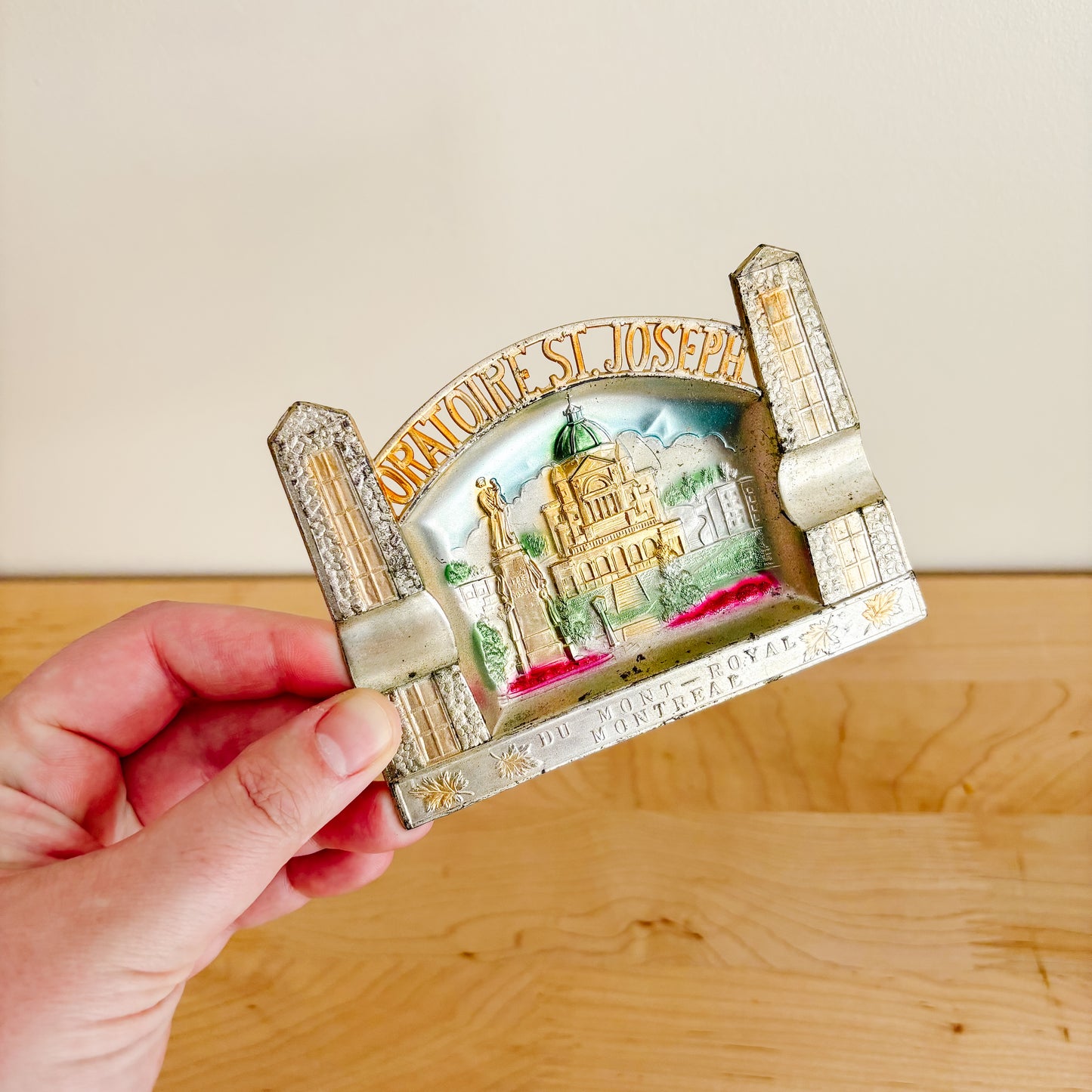 Oratoire St-Joseph Montreal Vintage Tin Ashtray
