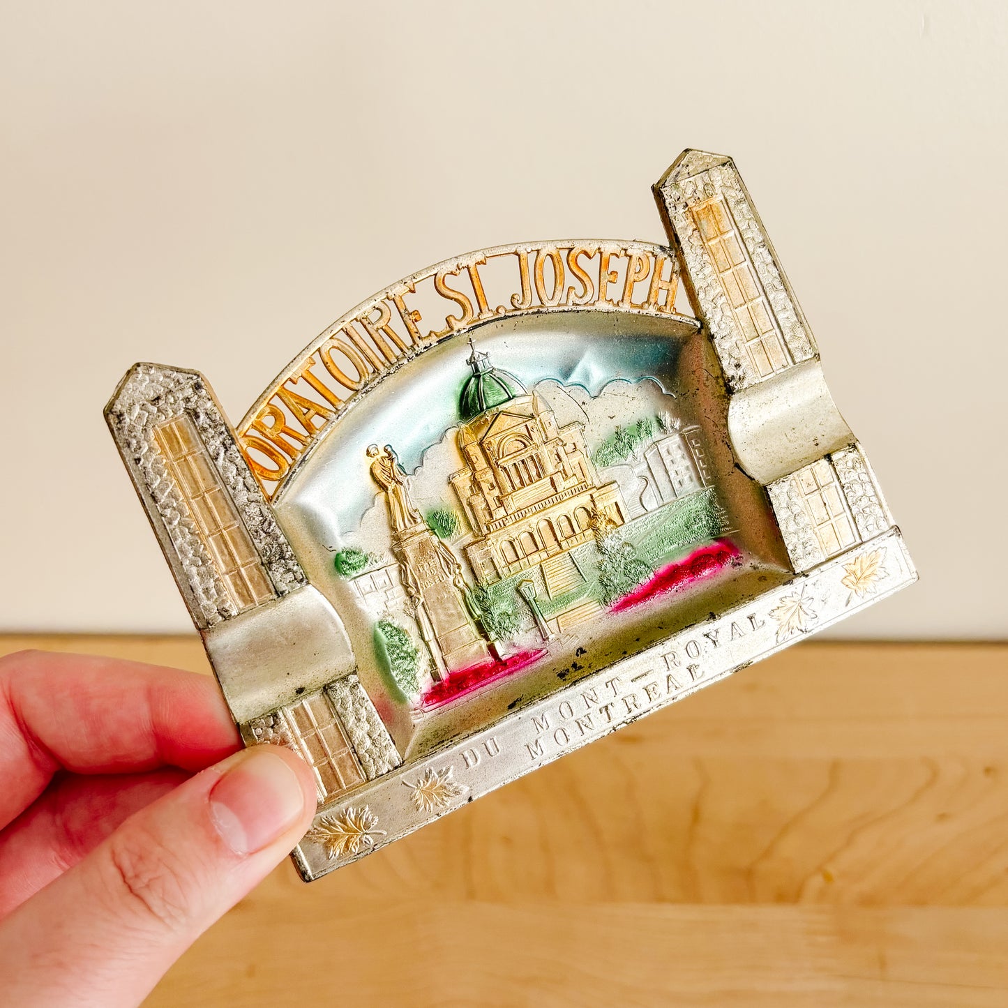 Oratoire St-Joseph Montreal Vintage Tin Ashtray