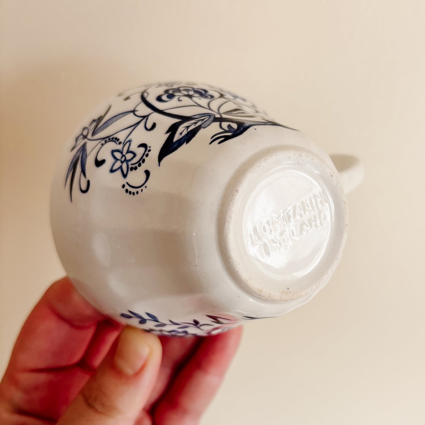 J. & G. Meakin Blue Nordic Teapot and Teacup Set