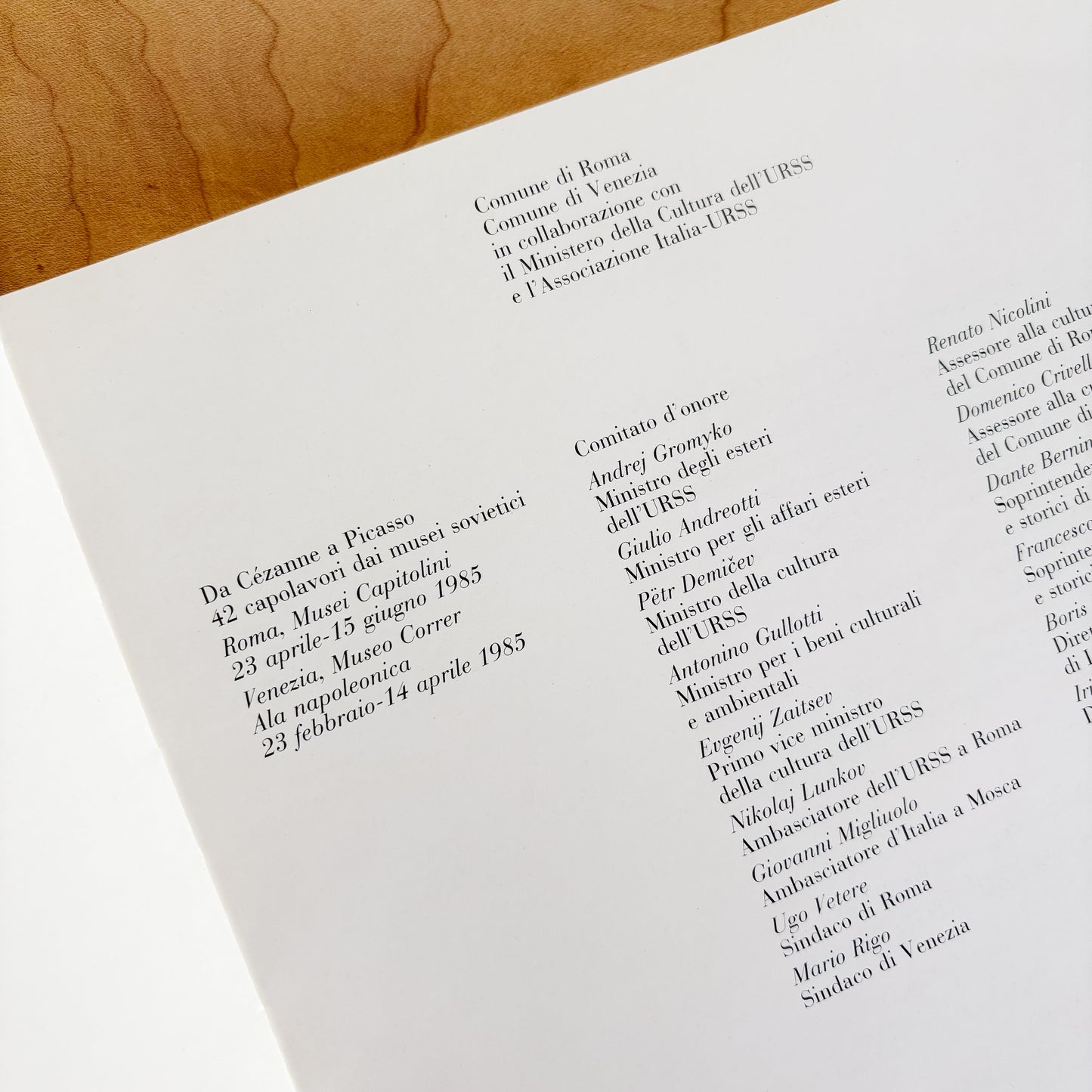 From Cézanne to Picasso (Softcover Exhibition Catalogue, 1985)