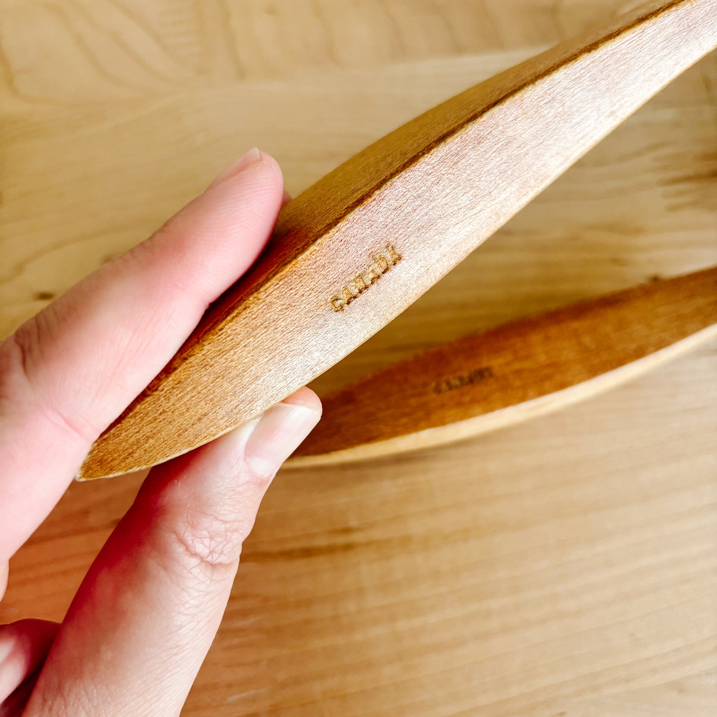 Vintage Baribocraft Canadian Maple Salad Utensils