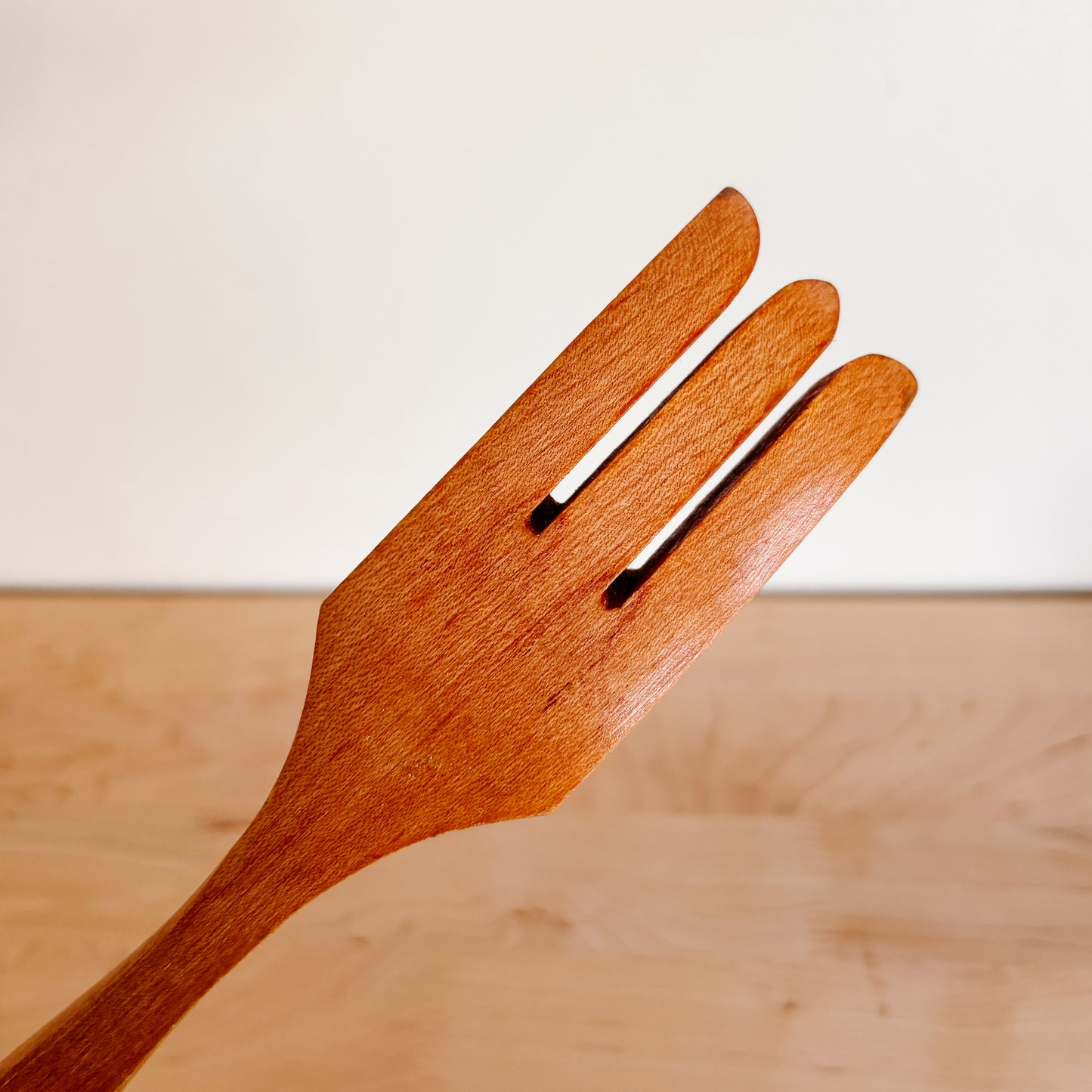 Vintage Baribocraft Canadian Maple Salad Utensils