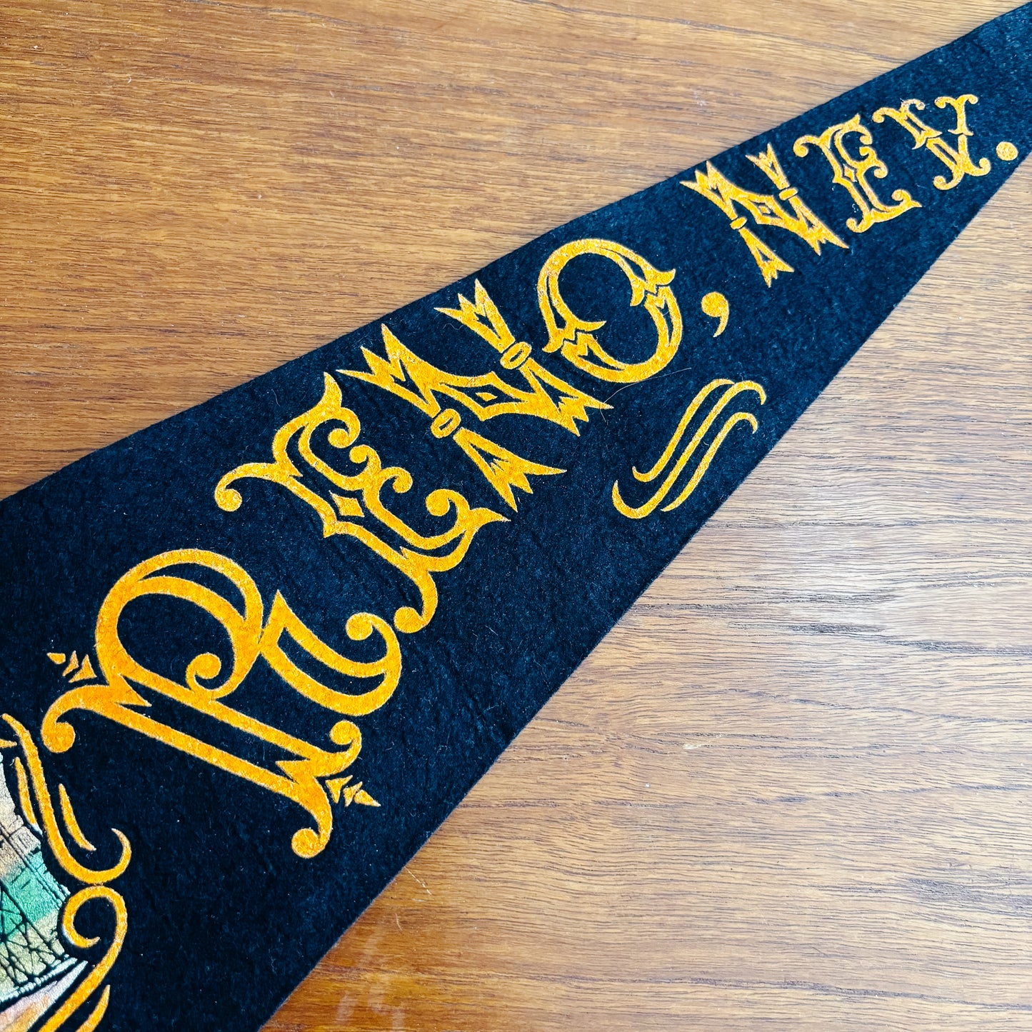 Reno Nevada Black Felt Pennant