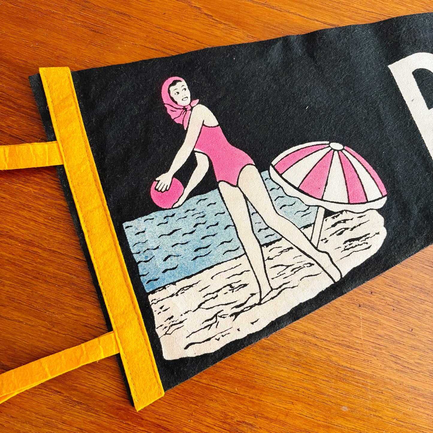 Plattsburgh New York Navy Felt Pennant