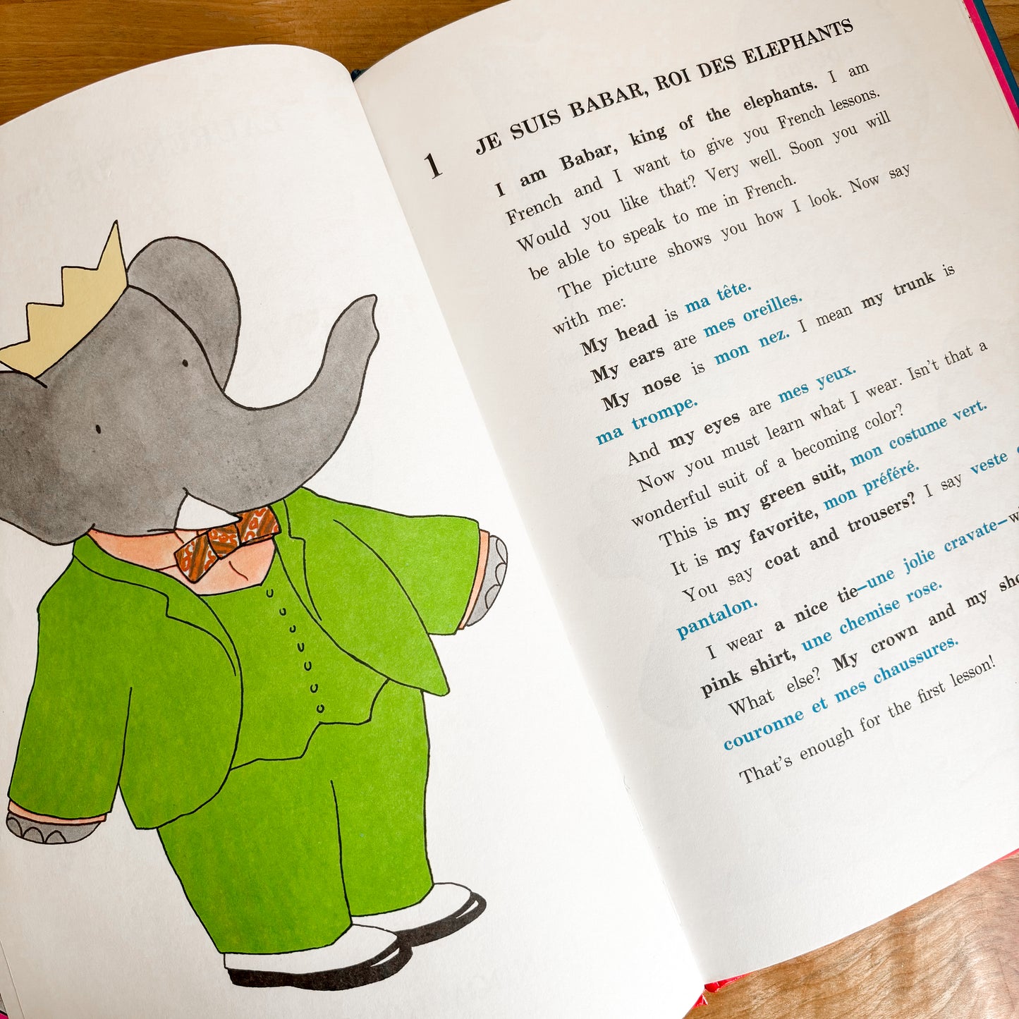 Children's Book - Babar's French Lessons