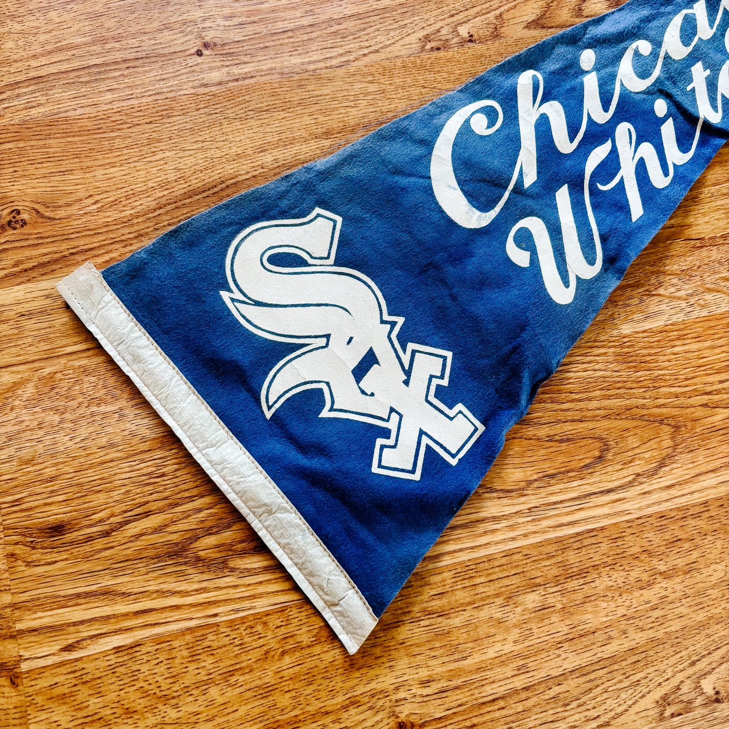 Chicago White Sox 1960s Blue Felt Pennant