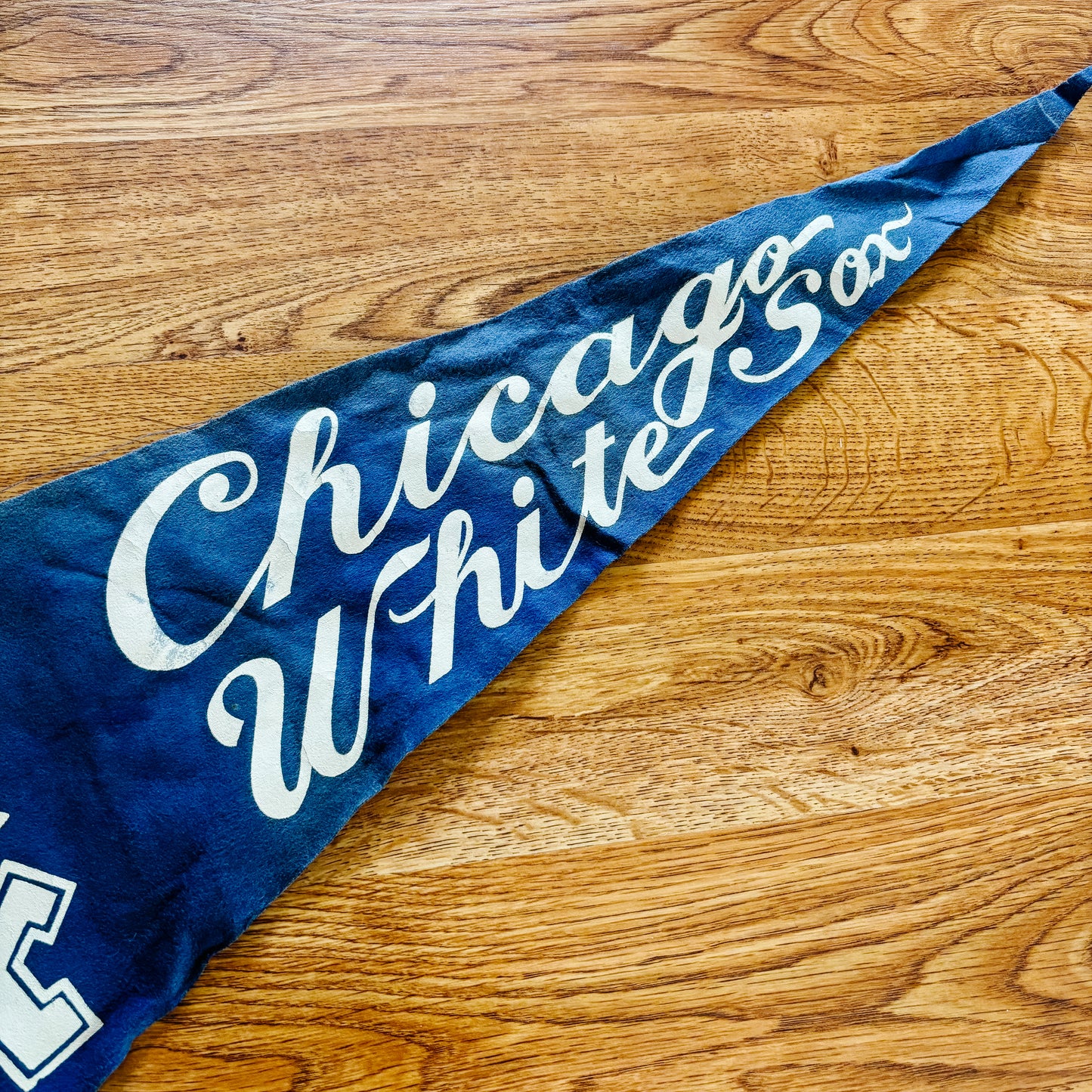 Chicago White Sox 1960s Blue Felt Pennant