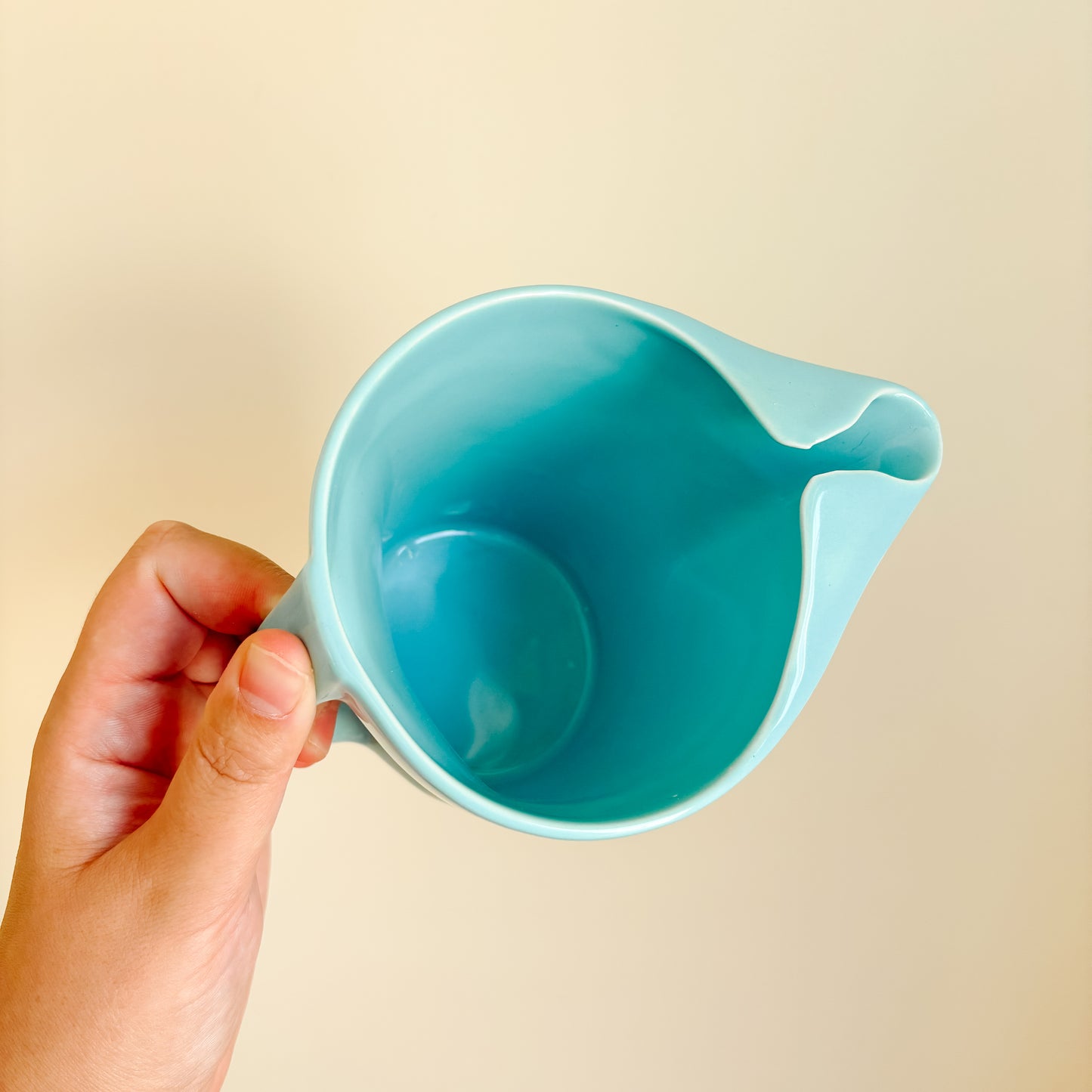 Johnnie Walker Duck Egg Blue Whisky Ceramic Pitcher
