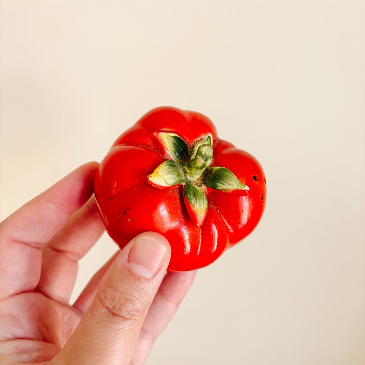 Vintage Holt Howard Ceramic Tomatoes Salt & Pepper Shakers Japan 1962