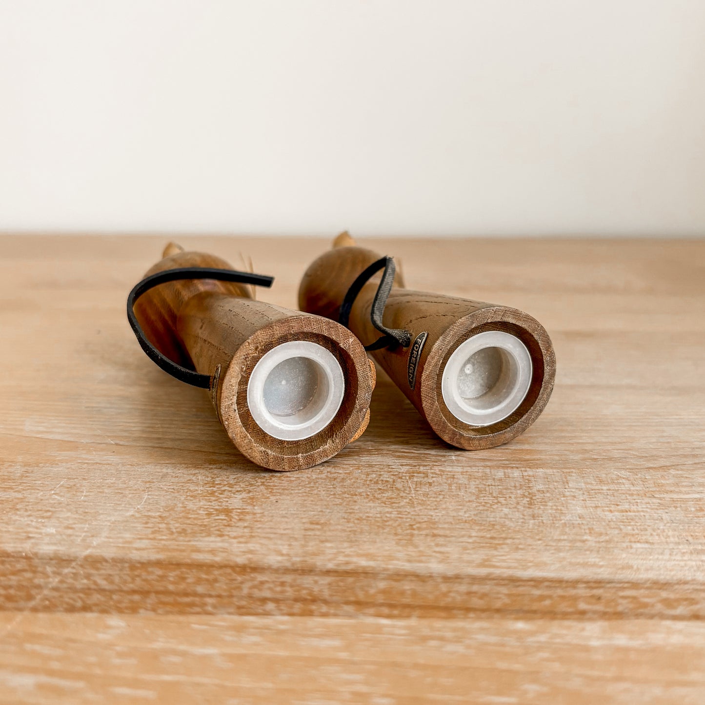 Salt & Pepper Shakers - MCM Wooden Kitty Cats