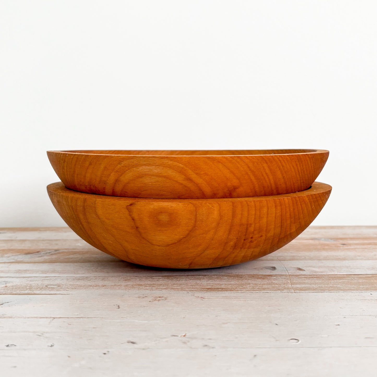 Midcentury Baribocraft Baribo-Maid Wooden Mixing Bowl (Medium Size)
