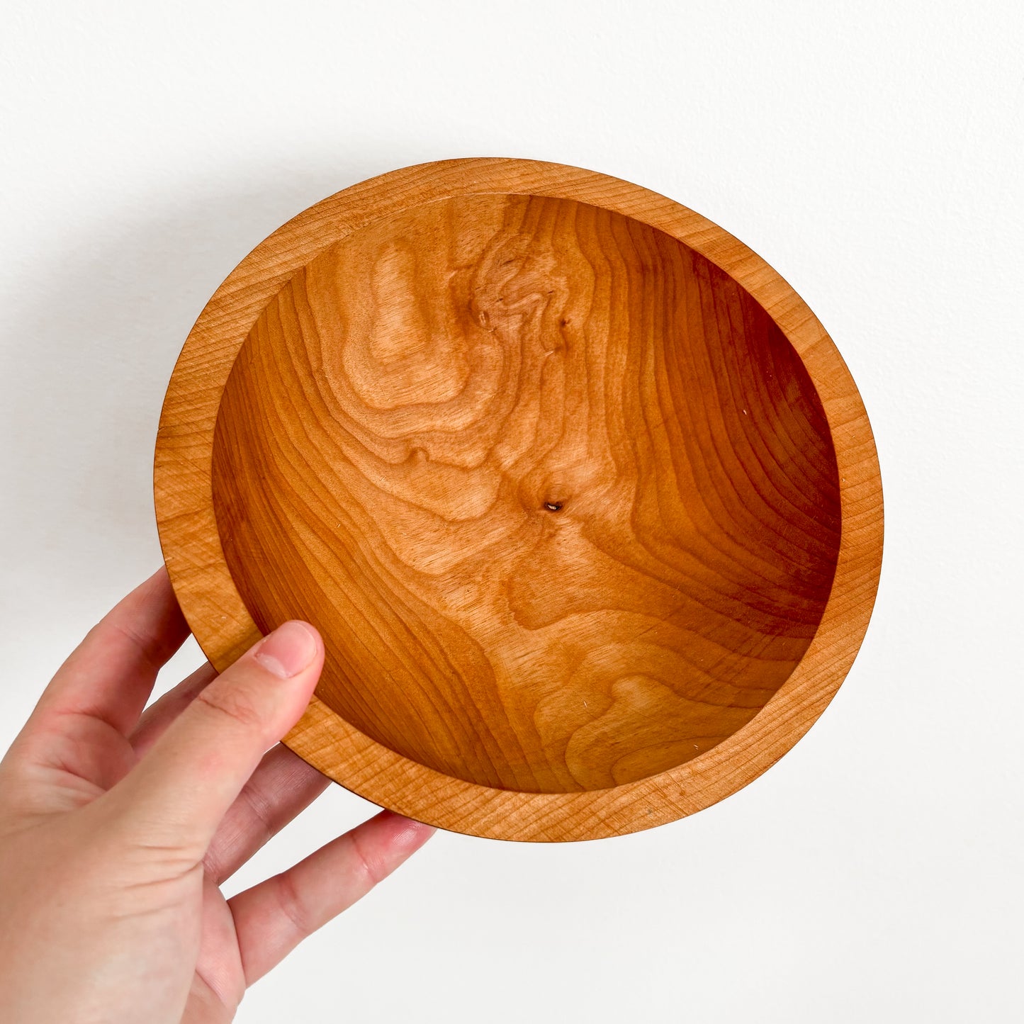 Midcentury Baribocraft Baribo-Maid Wooden Mixing Bowl (Medium Size)