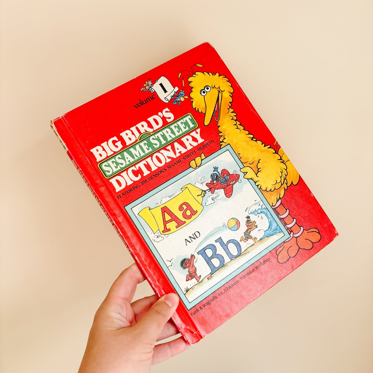 Big Bird's Sesame Street Dictionary Books 1981 (Complete Set Vols. 1-8)
