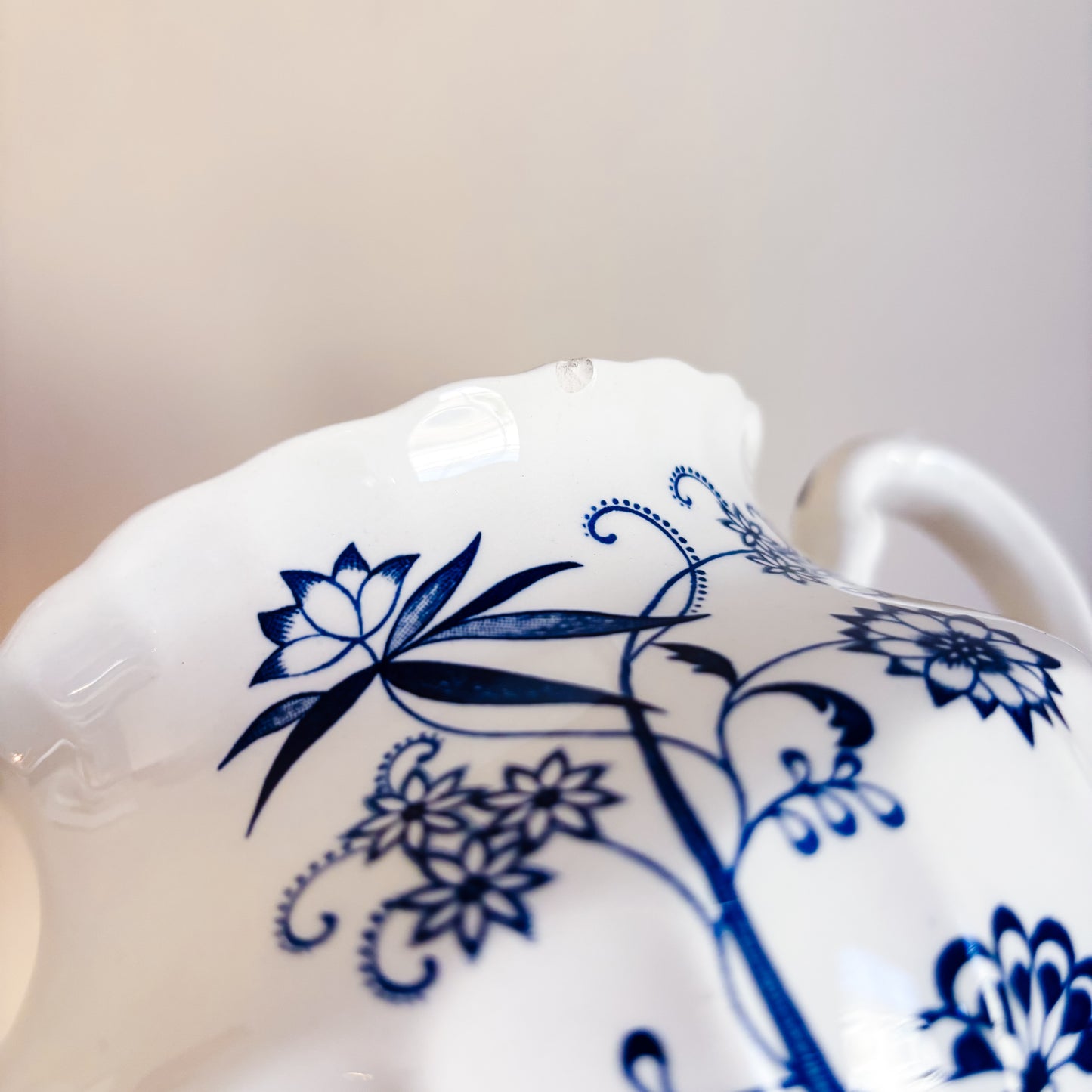 J. & G. Meakin Blue Nordic Teapot and Teacup Set