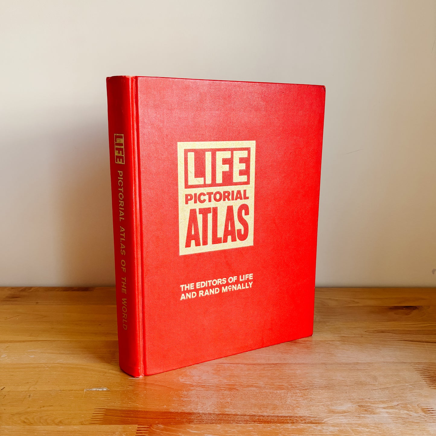 Life Rand McNally Pictorial Atlas - Hardcover, 1961