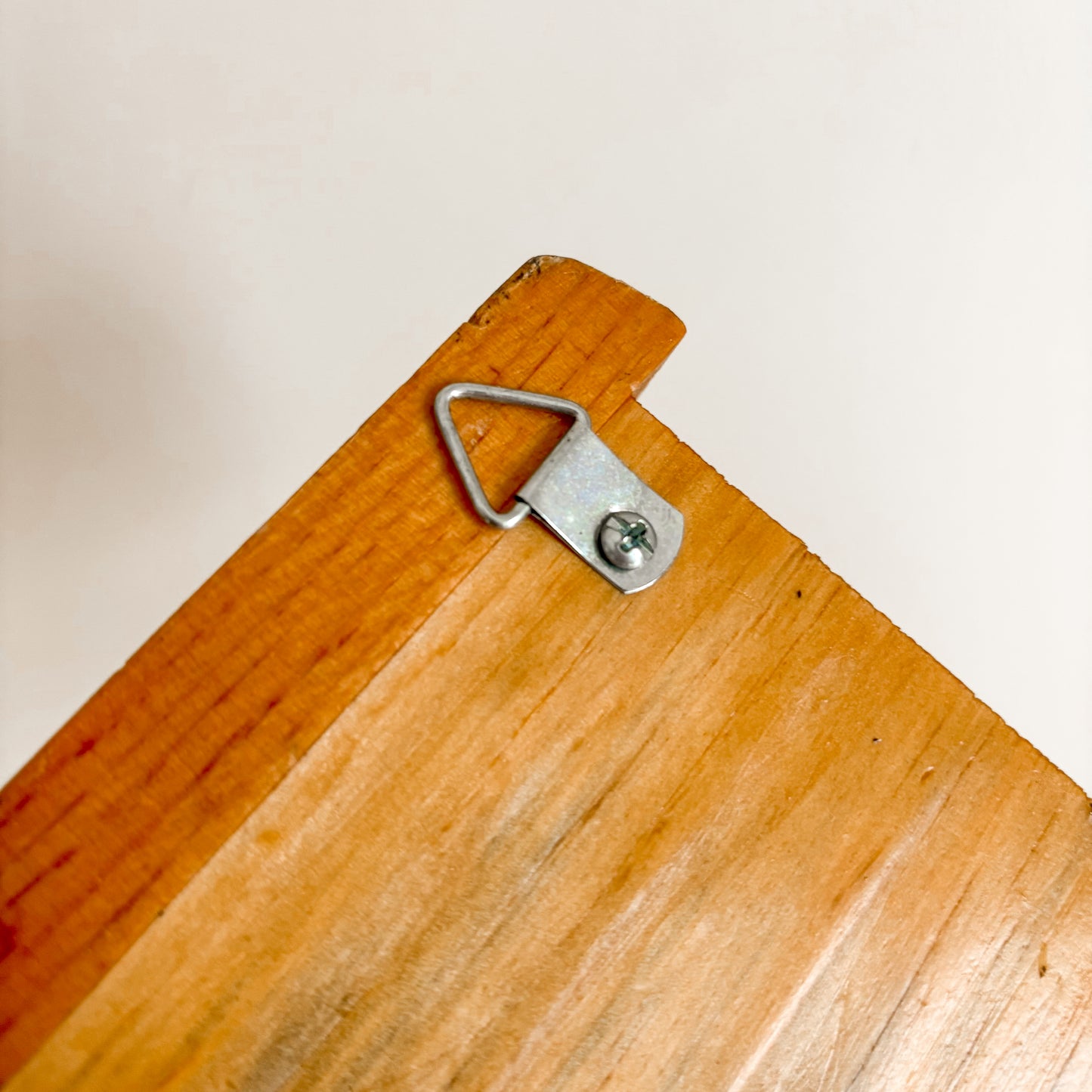 Mini Wooden Wall Shelf with Peg Hooks