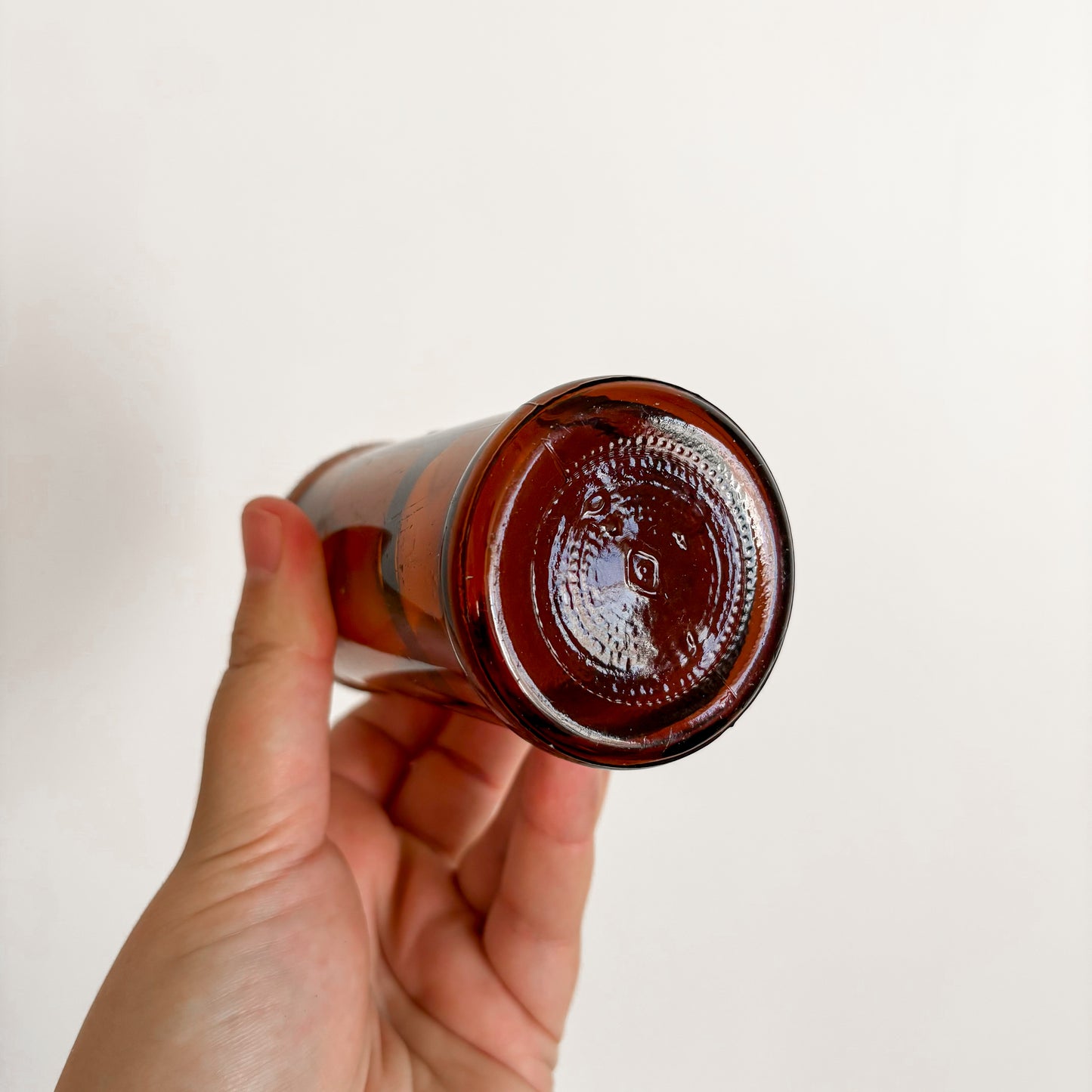 Apothecary Bottle - Certo Amber Brown Glass